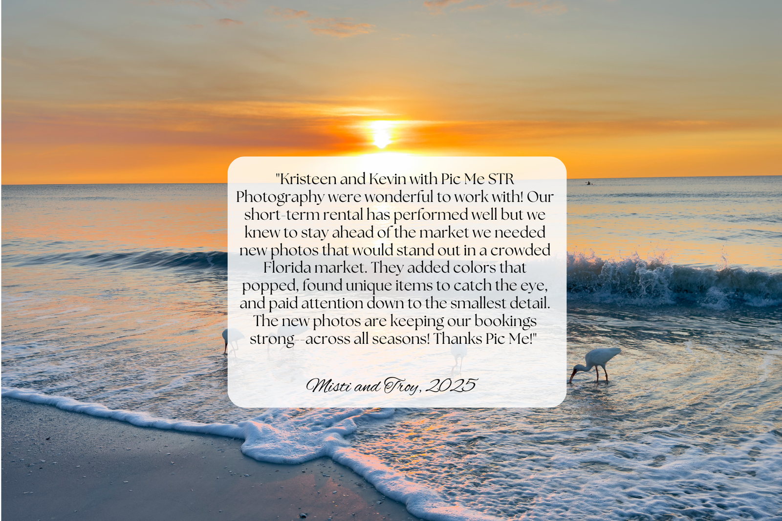Pic Me STR Photography client testimonial